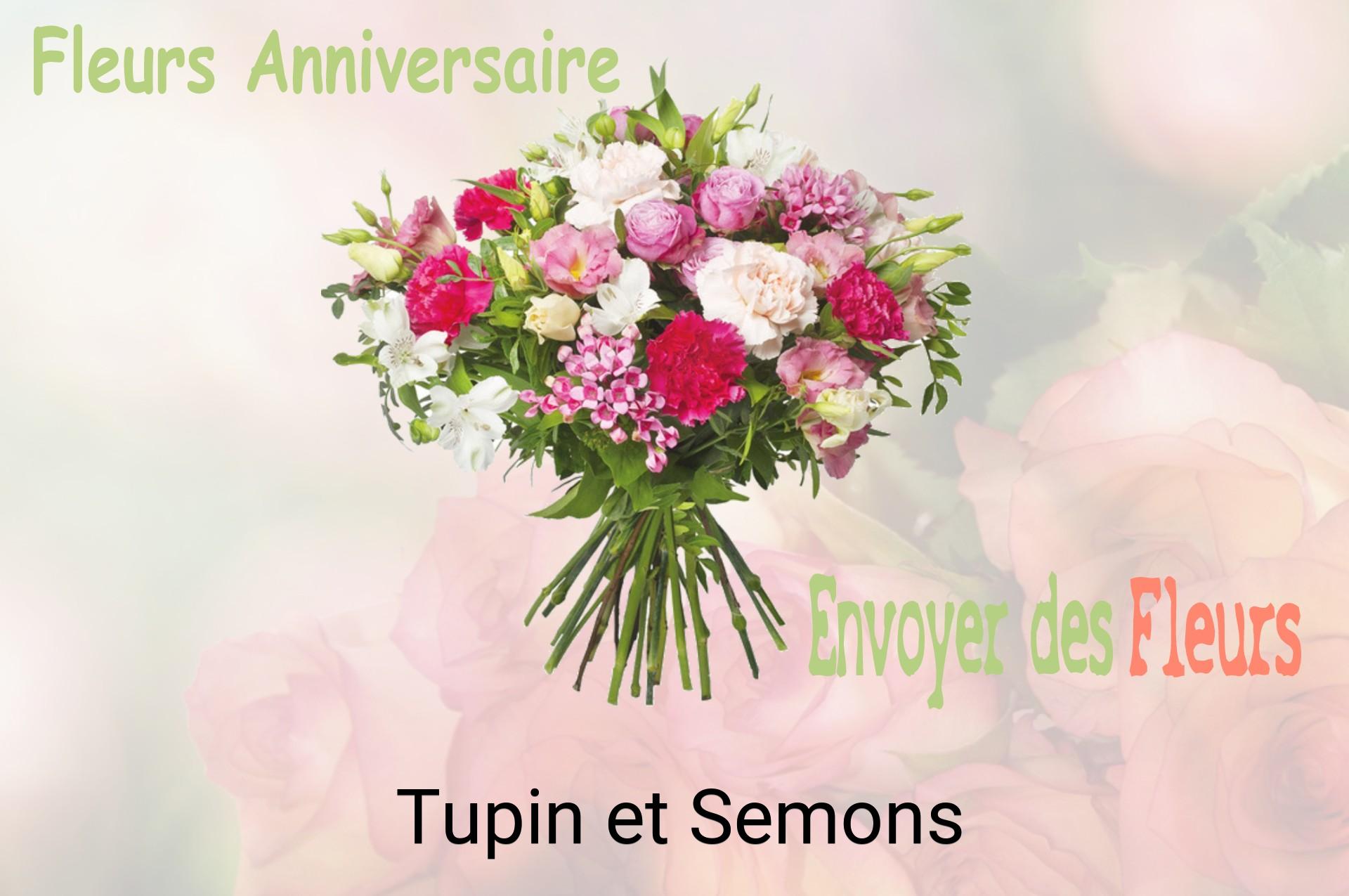 Bouquet de fleurs d’anniversaire livré à Tupin-et-Semons