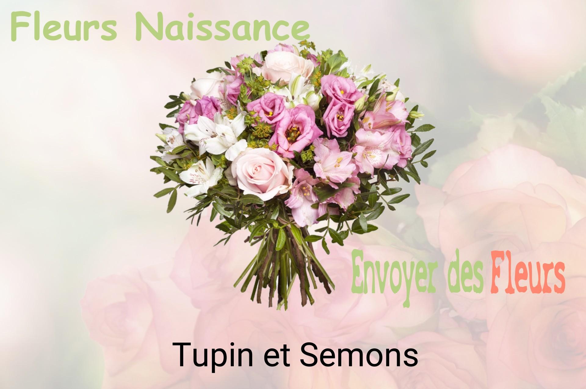 Bouquet de fleurs de naissance livré à Tupin-et-Semons
