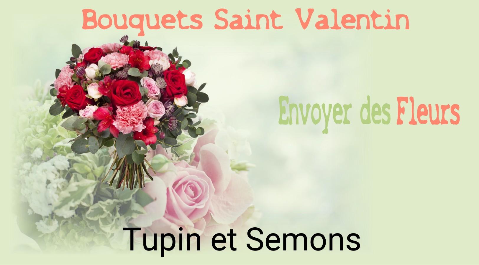 Roses de Saint-Valentin livrées à Tupin-et-Semons
